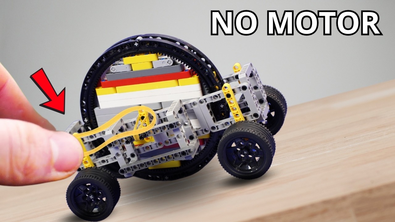 NO MOTOR LEGO! Making Lego Technic Cars SLOPE Challenges | JK Lego Technic