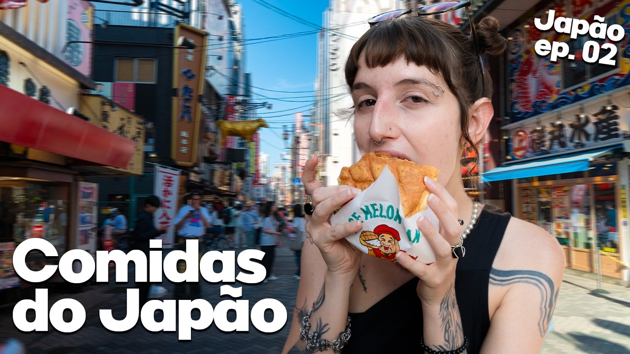 PROVANDO COMIDA DE RUA NO JAP&Atilde;O 🇯🇵