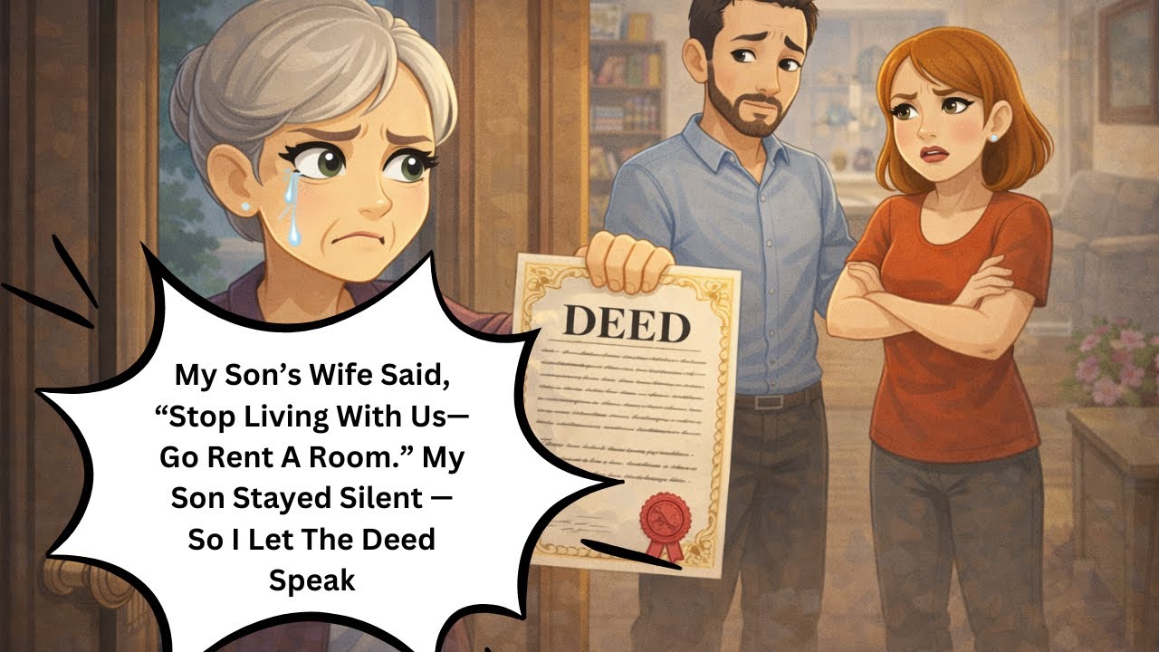 My Son’s Wife Said, “Stop Living With Us—Go Rent A Room.” My Son Stayed Silent — So I Let The