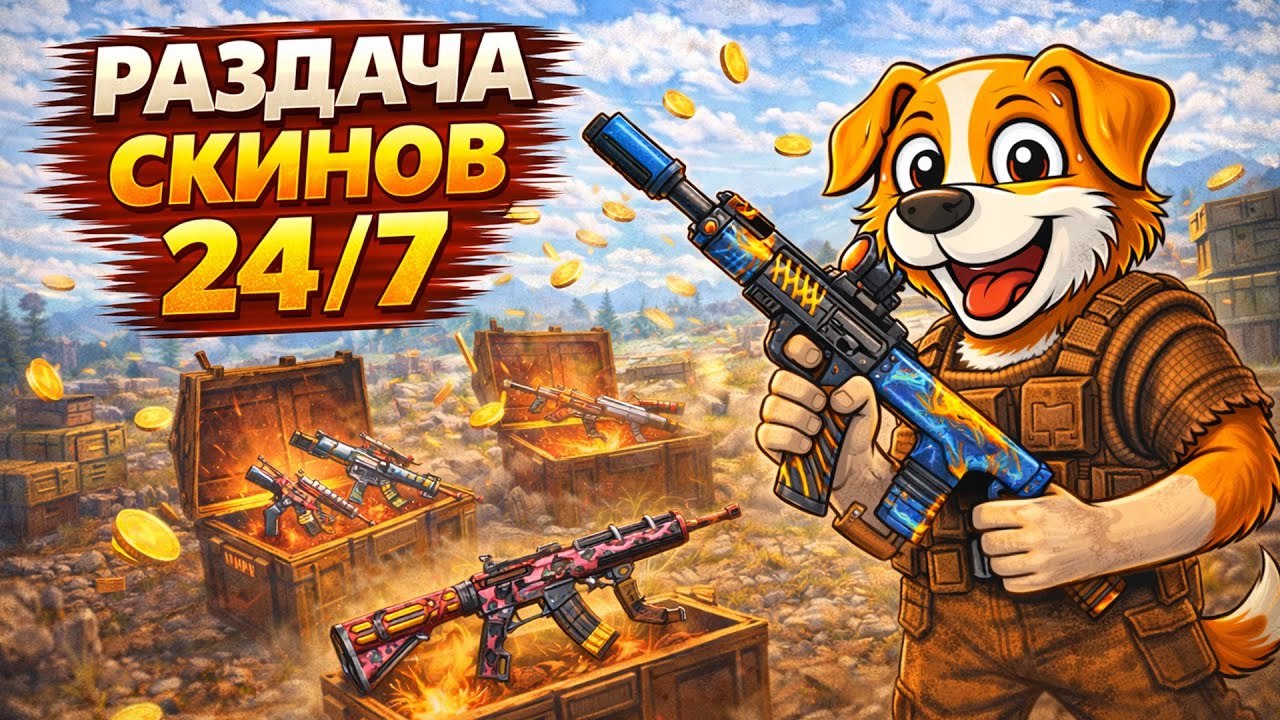 Rust PVE | FRENDLAND Раздача Скинов Бесплатно 24/7.