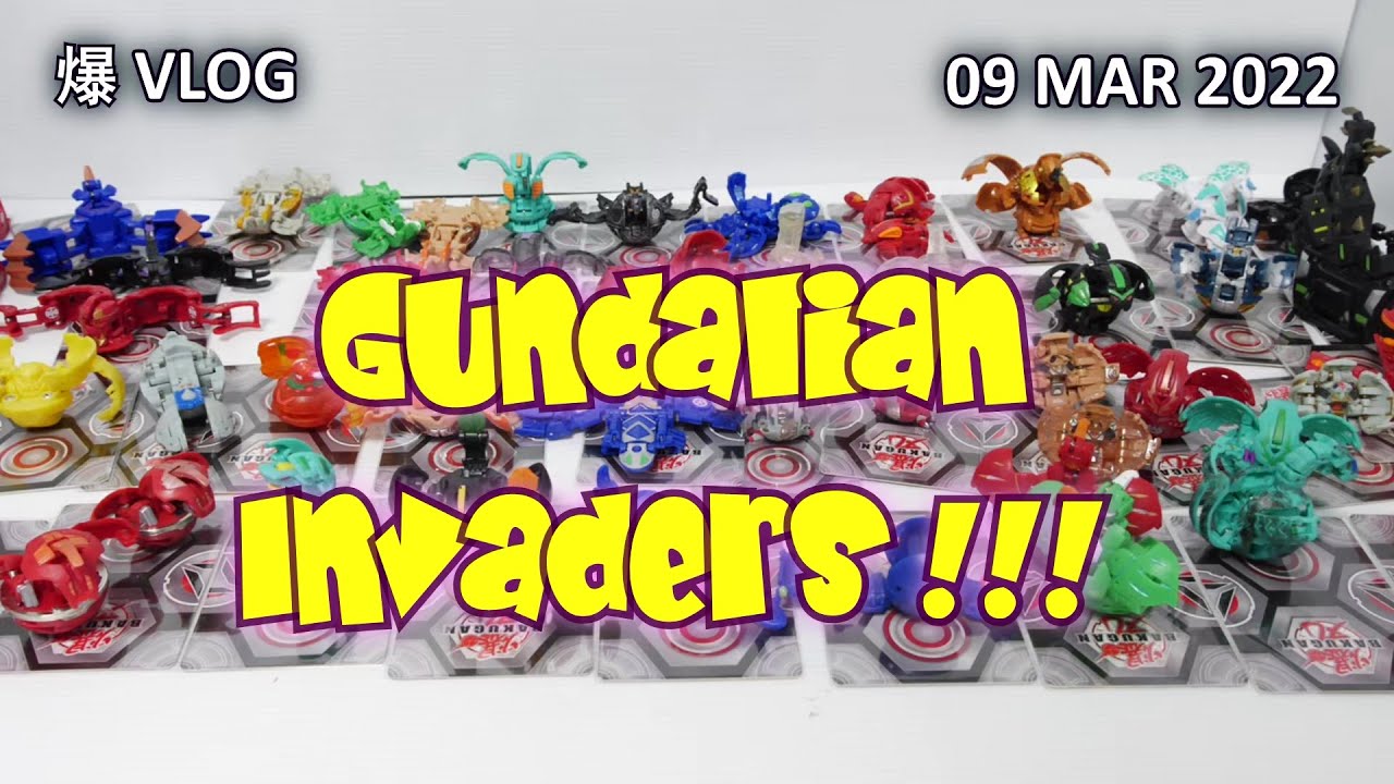 Coredem! Megarus! Traps and BakuGear! BAKUGAN Gundalian Invaders!! [09 MAR 2022] | BAKUGAN VLOG #047