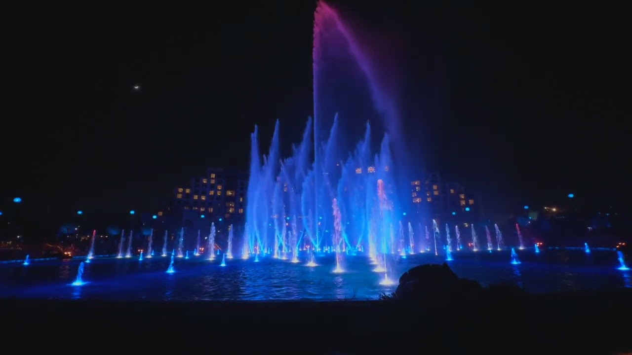 Epic Universe Cosmos Celestial Park Fountain Show May 30 2025