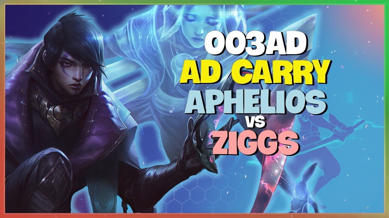 How Rank 1 Challenger 003ad Perfects Aphelios Positioning and Weapon Cycles Engsub