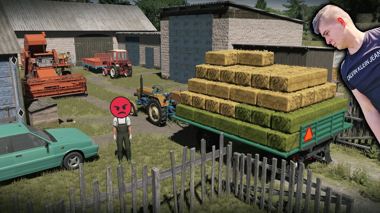 OSTRA KŁÓTNIA Z STANISŁAWEM 🤬 KAŻE ODDAĆ PIENIĄDZE ZA ...😱 ZBIERAMY BELKI 🐷POSTĘPOWY  ROLNIK🐮9