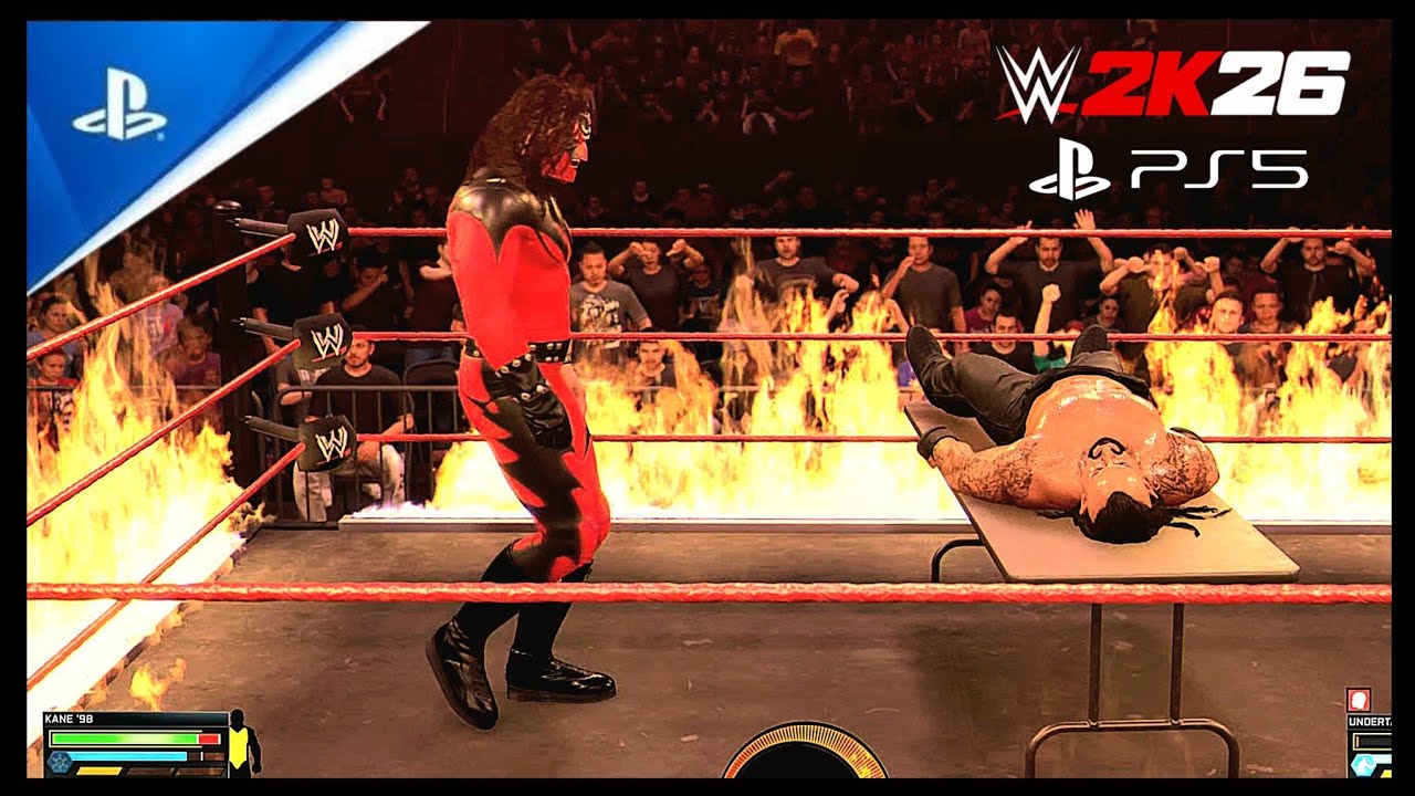 Kane vs Undertaker Inferno Match 🔥 | WWE 2K26 PS5 Gameplay | Epic Brothers of Destruction Battle