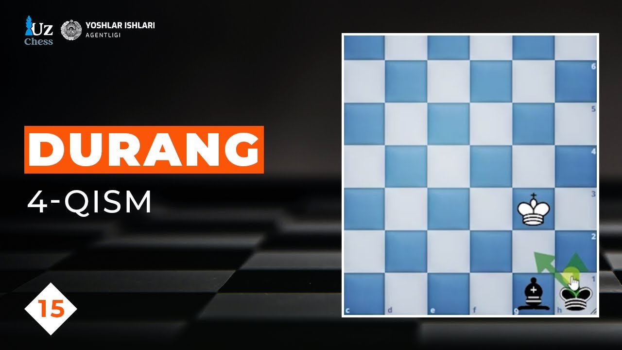 SHAXMATDA DURANG, POT (4-QISM) | XM BOBUR SATTAROV BILAN SHAXMAT DARSLARI