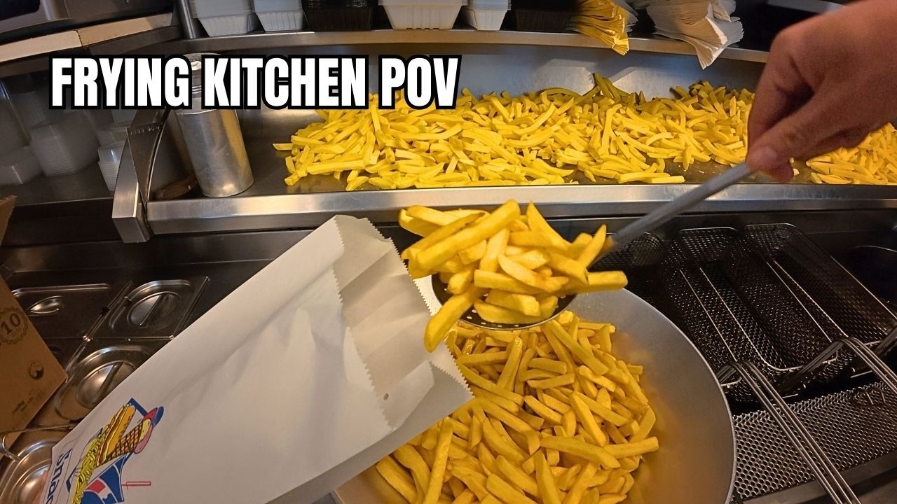 POV: Quiet Morning In A Dutch Snackbar | Frying Fries