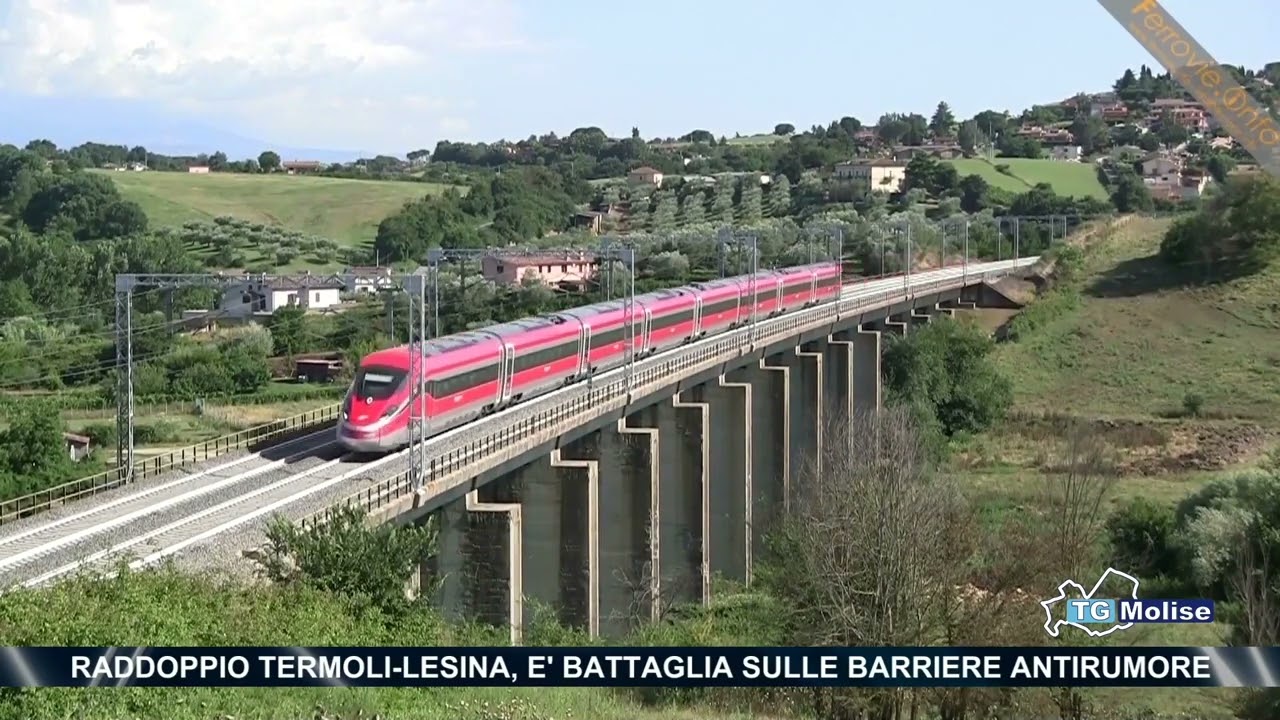 Raddoppio Termoli-Lesina, è battaglia sulle barriere antirumore