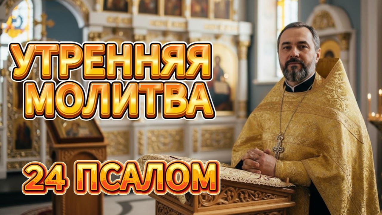 УТРЕННЯЯ МОЛИТВА , ПСАЛОМ 24