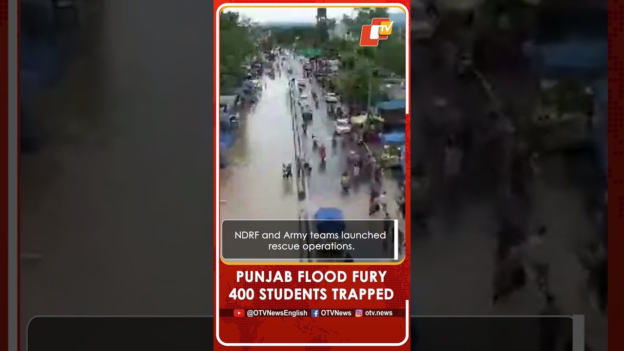 Punjab Grapples With Flood, 400 Students, Staff Stranded In School