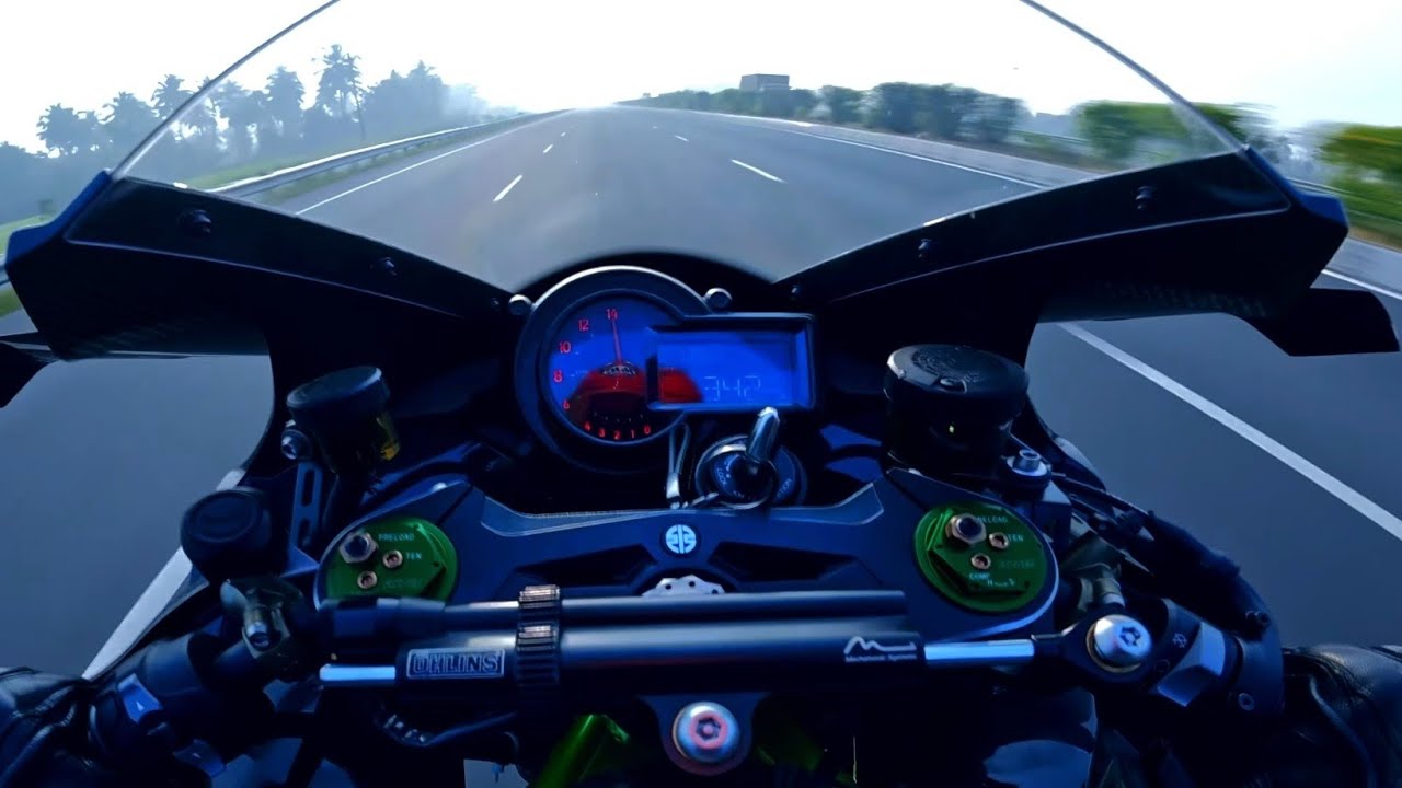 Kawasaki Ninja H2R | 342kmph | Monstrous Exhaust Note