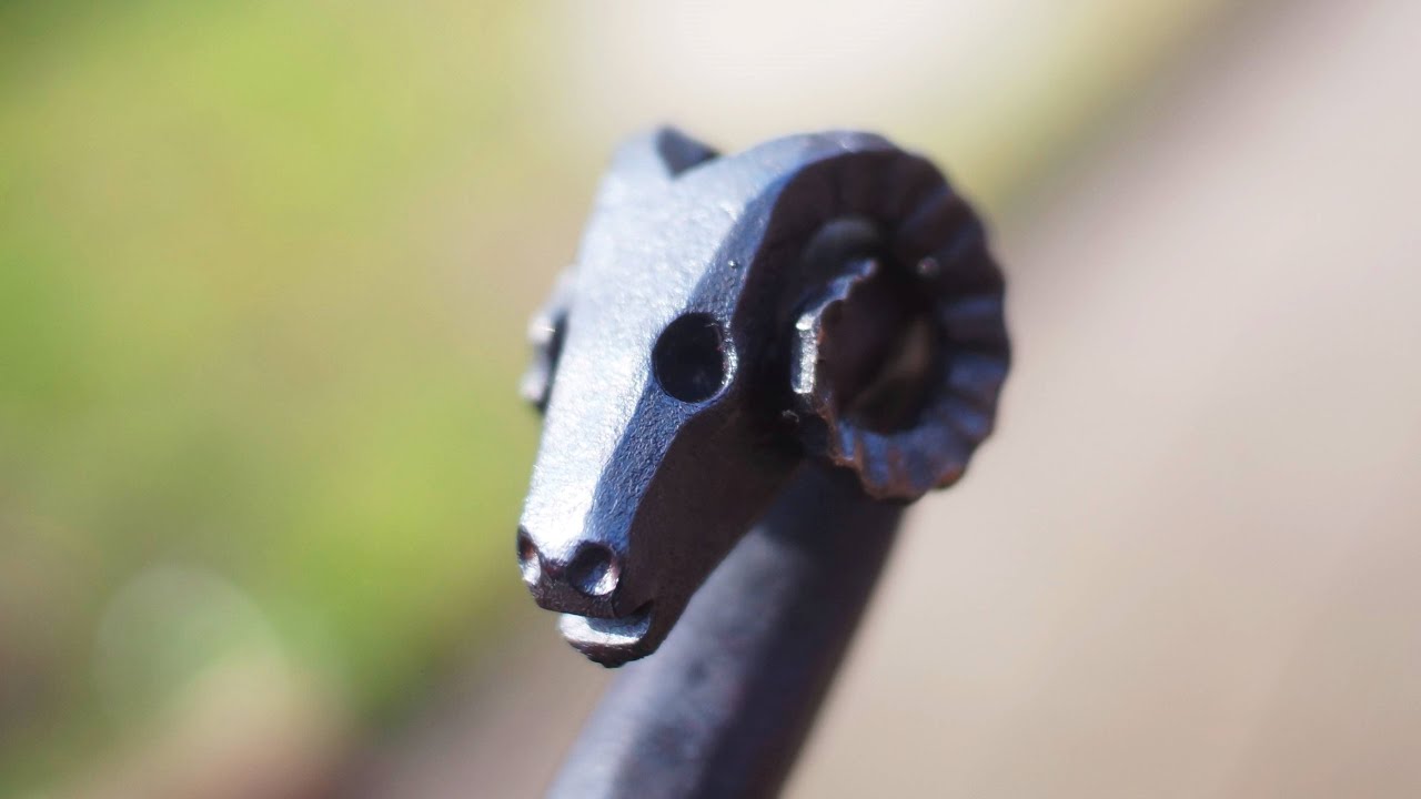 Forged rams head -  Blacksmithing