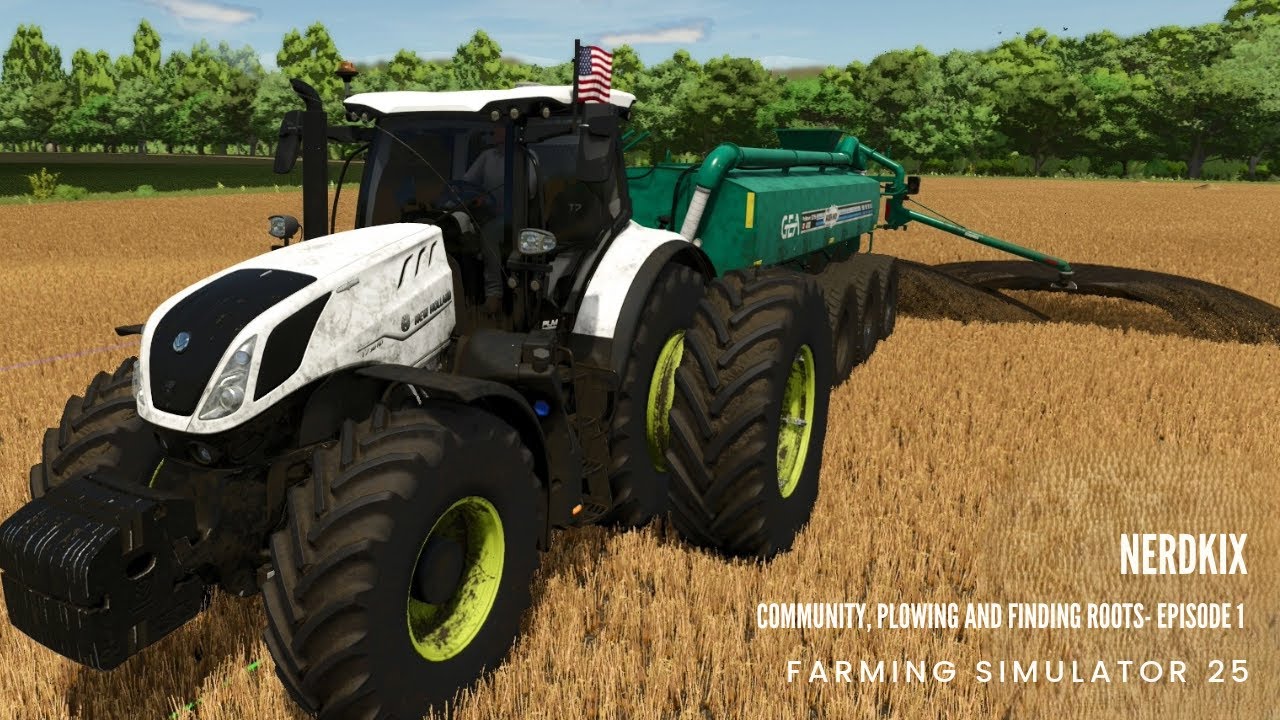#EP1 - #FarmingSimulator25 - Community, Plowing and Finding Roots