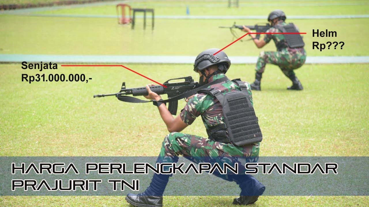 Harga Perlengkapan Prajurit TNI