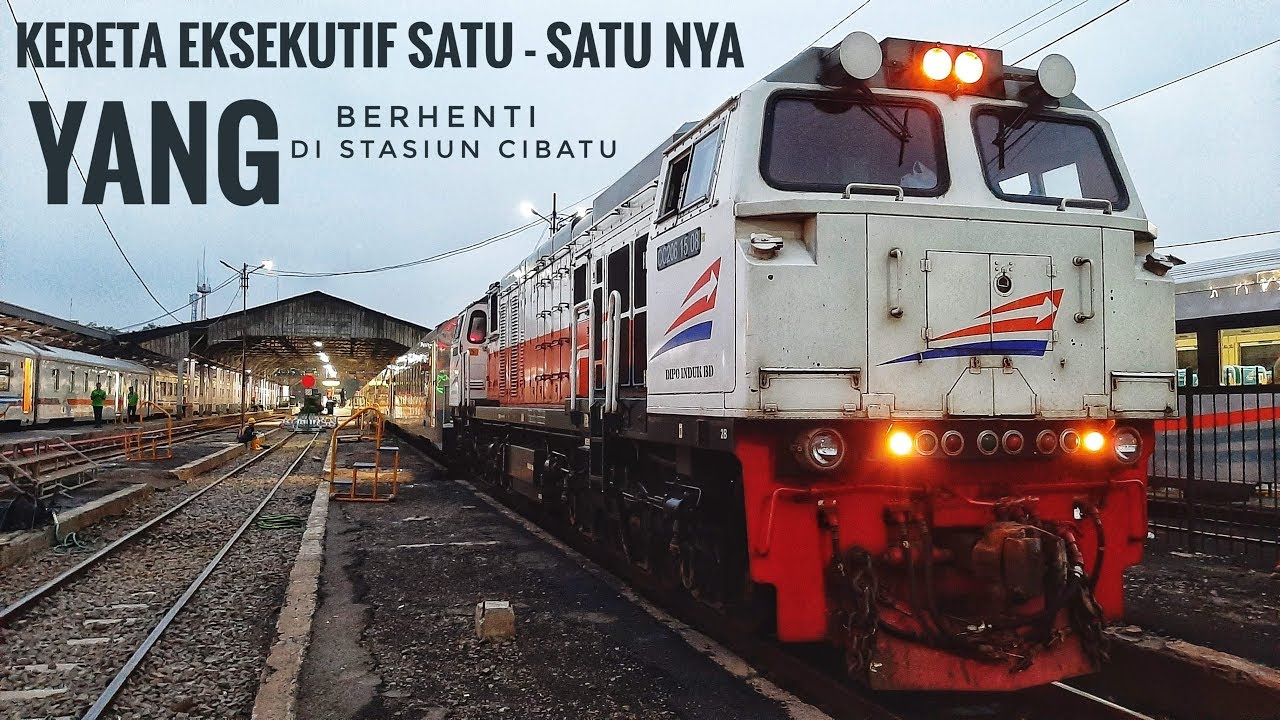 SPESIAL REPORT I Satu - Satunya Kereta Eksekutif Yang Berhenti Di Stasiun Cibatu.
