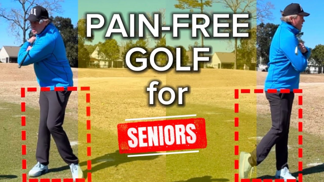 Senior Golfers: Simple Footwork for Pain Free Golf #golfswing #golftips #golfinstruction 