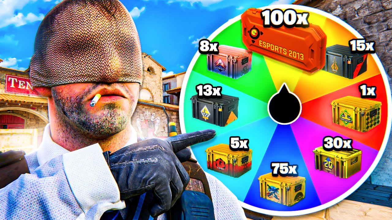 RANDOM WHEEL DECIDING MY CSGO CASE OPENING...