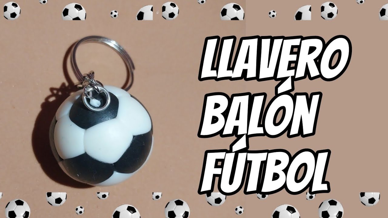 Tutorial Super Express llavero Balón Fútbol. Pasta Flexible o Porcelana Fría.