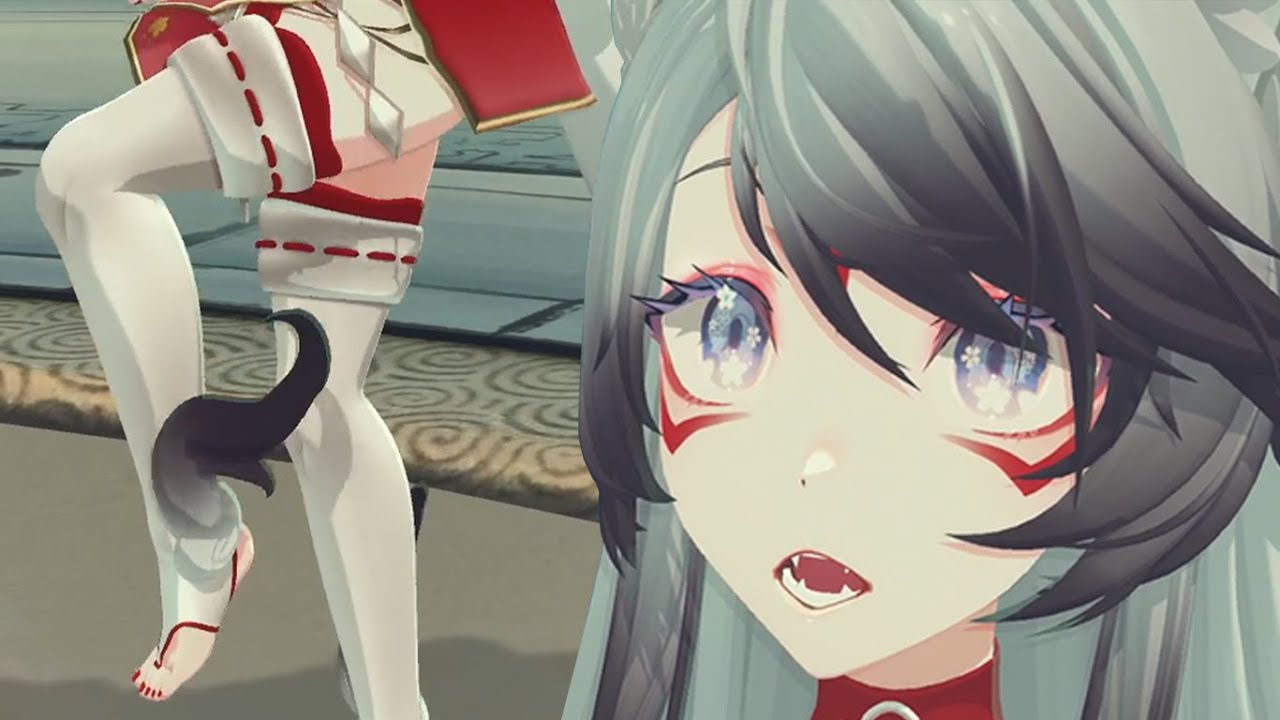 Silvervale was amazed with her new outfit physics