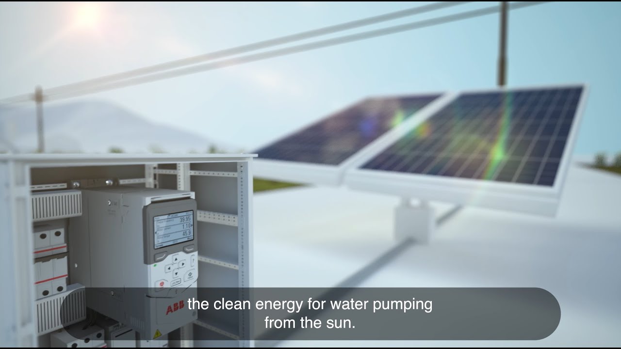 ABB launches innovative solar drive for sustainable water pumping