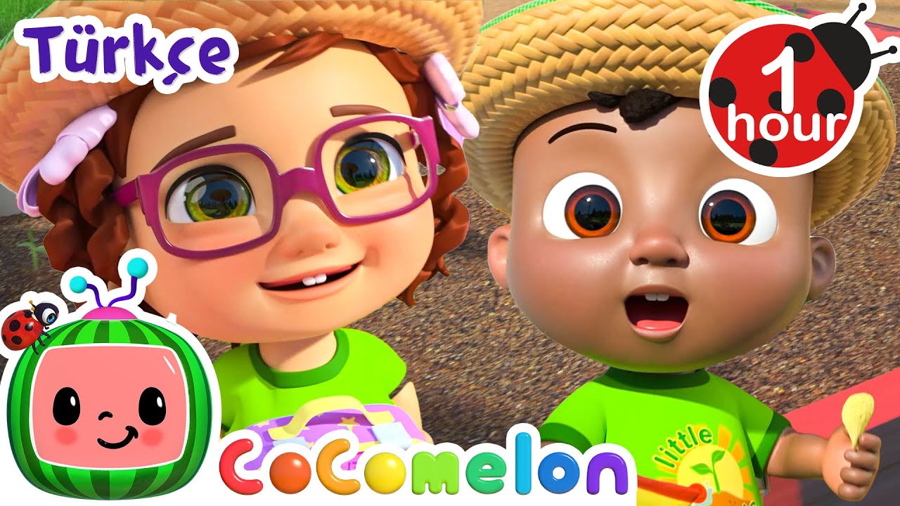 🌼🧒 Bahçede Eğlence – Çocuk Şarkısı | Cocomelon | Çocuk Çizgi Filmleri | Moonbug Kids Türkçe