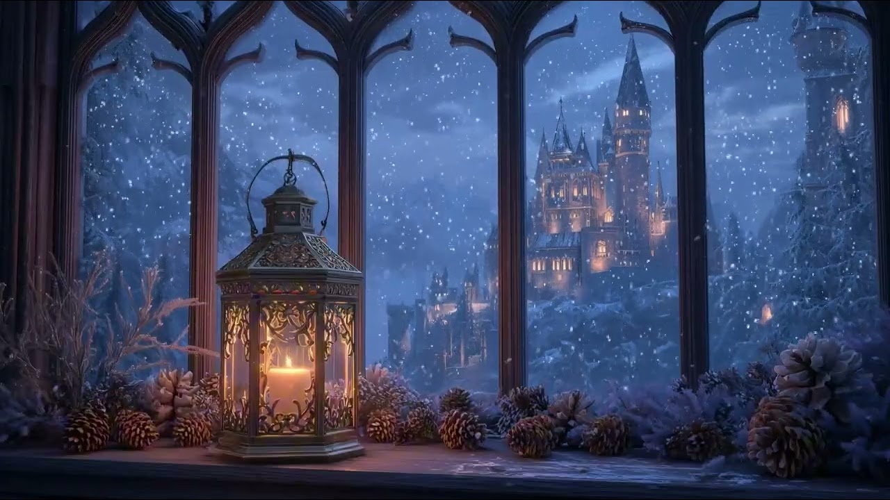 Winter Wind Ambience ❄️ Cold Wind & Distant Crows • Relax, Focus, Unwind (3 Hours)