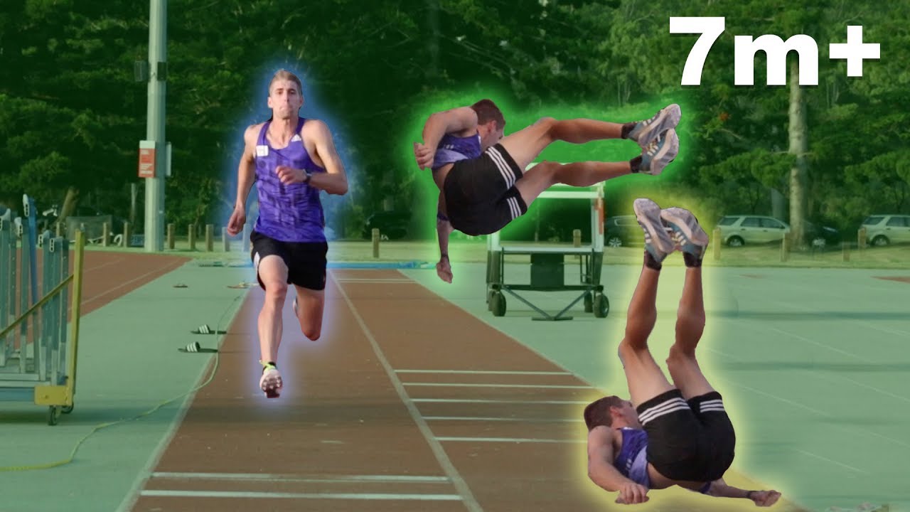 Full Long Jump Takeoff!