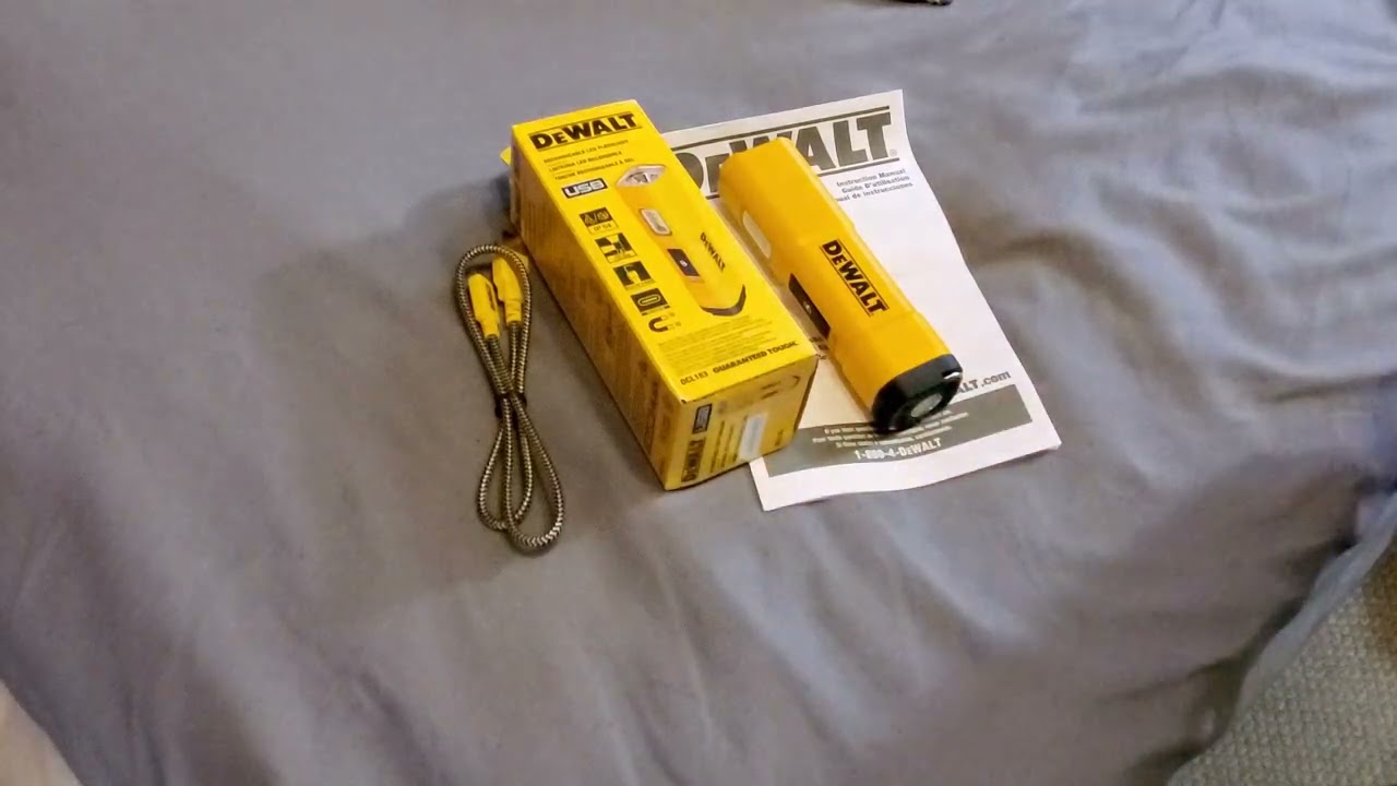 DEWALT DCL183 LED FLASHLIGHT USB-C