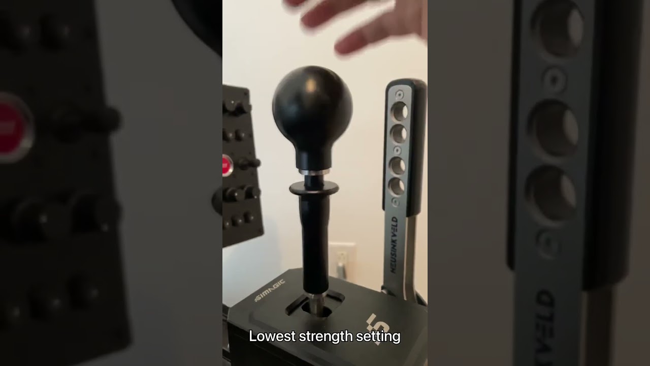 Simagic DS-8X shifter in action