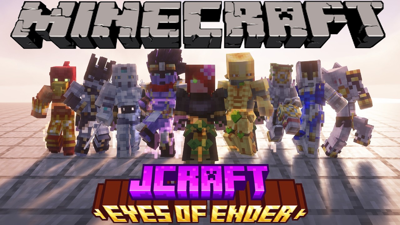 The Greatest JOJO MOD in MINECRAFT! JCraft: Eyes of Ender (JoJo)