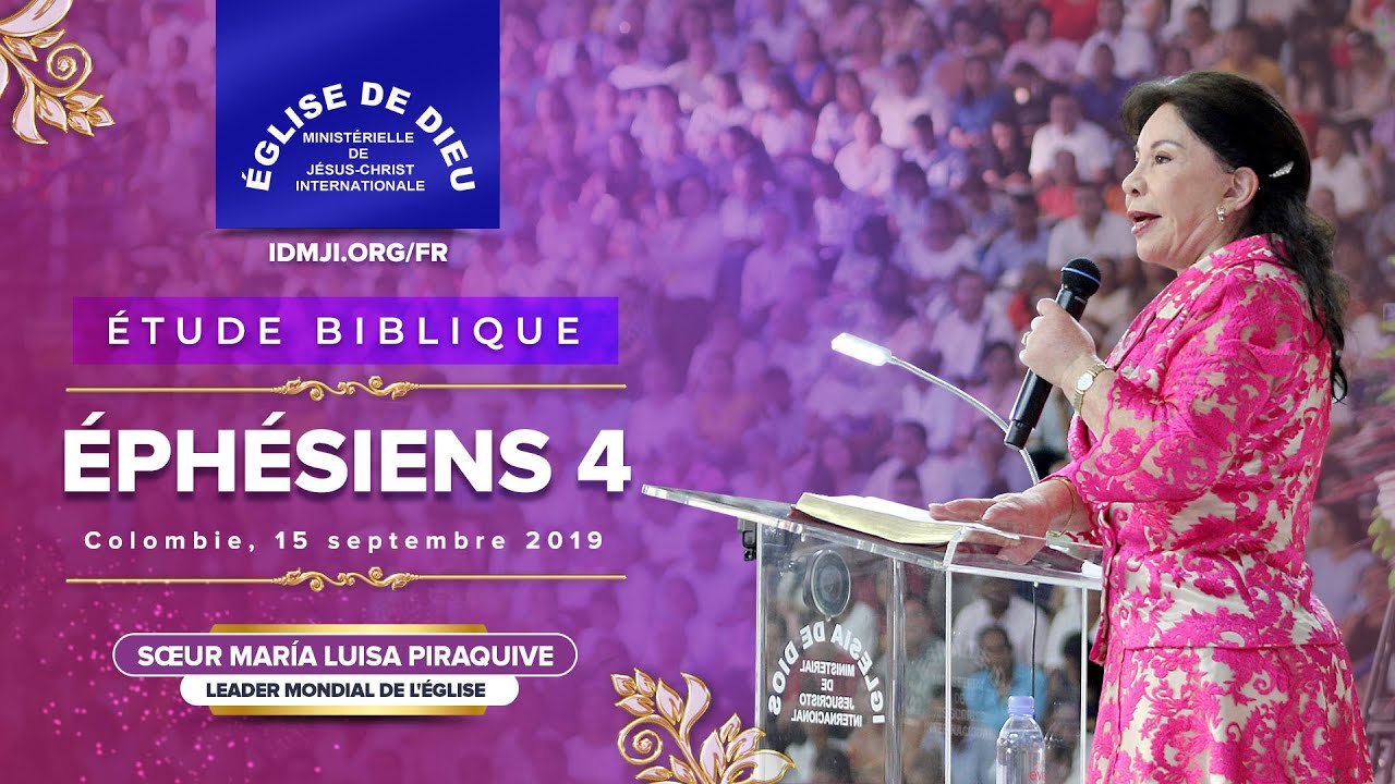 550 -  Éphésiens 4 - Sept. 15, 2019 - Monteria, Colombia - La Sœur María Luisa Piraquive