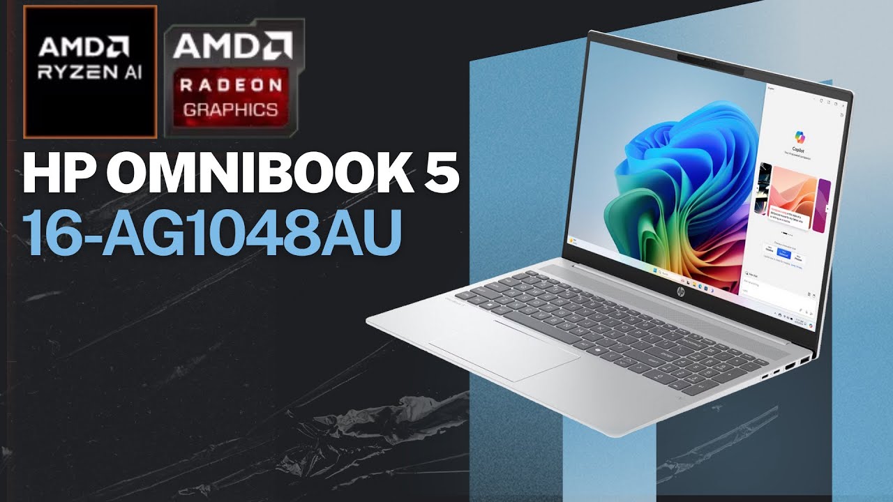 HP OmniBook 5 (Ryzen AI 7 16-AG1048AU) – Next-Gen AI Laptop! 💻