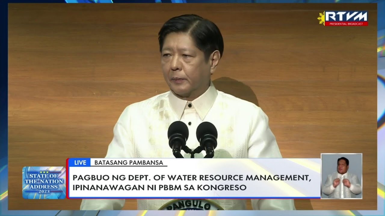 President Marcos on Build Better More - #SONA2023