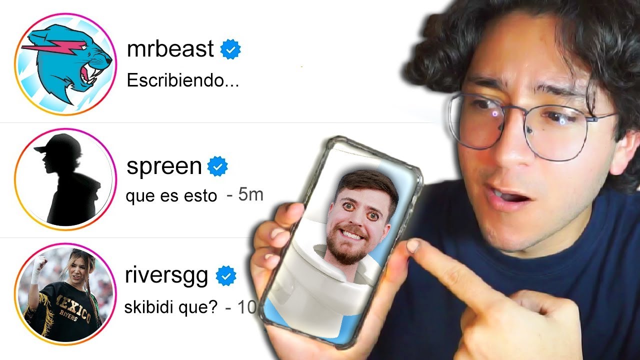 TRANSFORMÉ a 100 FAMOSOS en SKIBIDI TOILET y Se Los ENVIÉ 😥😲