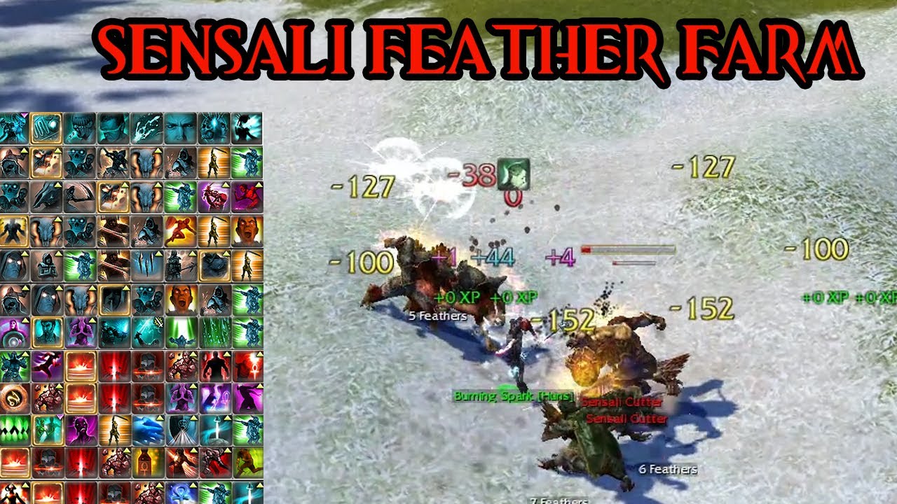 Guild Wars Solo Farm Guide #17 - Sensali Feather Farm [All Professions]
