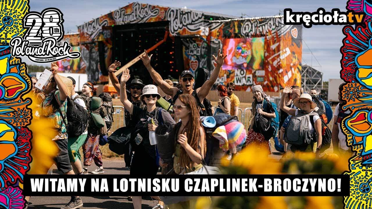 Siema, Czaplinek-Broczyno! Witamy pierwszych festiwalowiczów na #polandrock2022 !