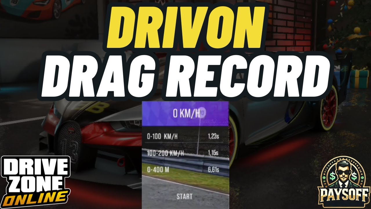 Drive Zone Online || Drivon Drag RECORD 6.61 - Fastest Tune Revealed!