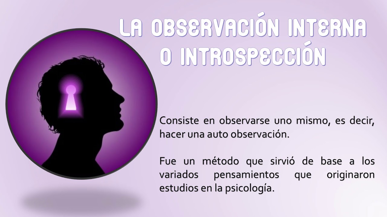 El m&eacute;todo de observaci&oacute;n