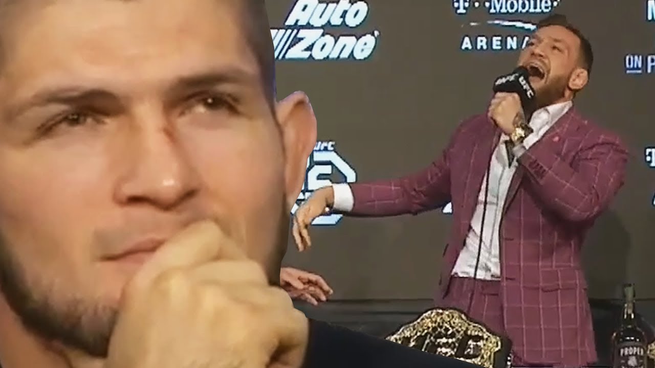 Khabib VS McGregor UFC 229 Press Conference, BUT THERE'S MEMES.