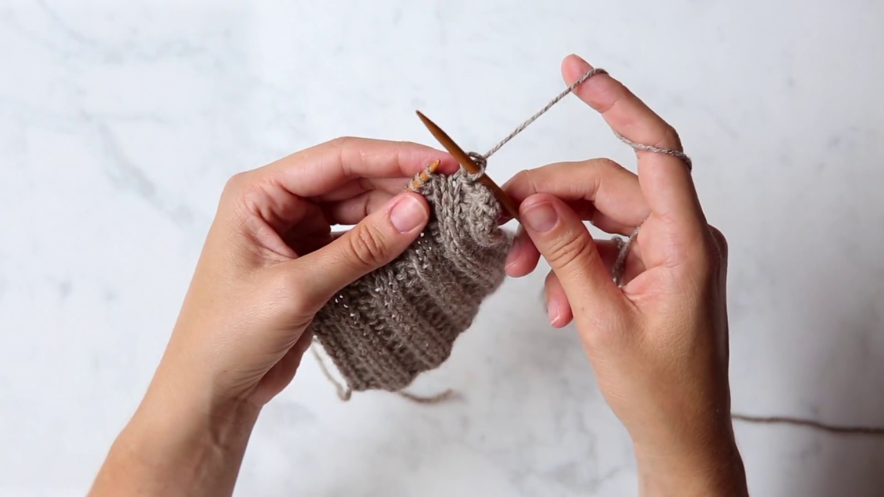 Braided Ribbing Stitch Tutorial | Purl Soho