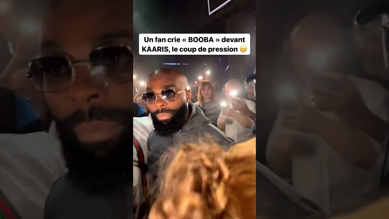 Un fan crie &laquo; BOOBA &raquo; devant KAARIS, le coup de pression 😬 #kaaris #booba #rapfrancais #clash