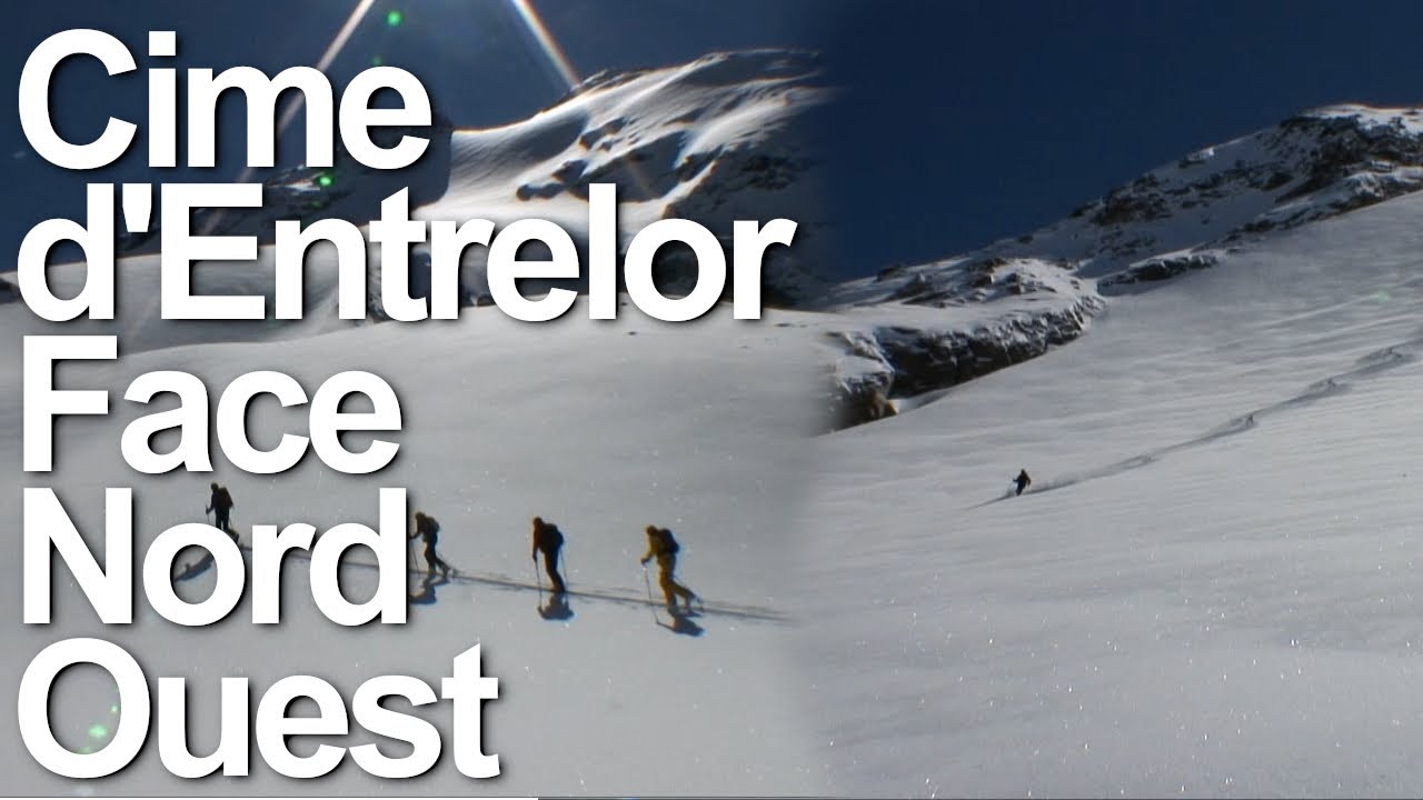 Cime d'Entrelor Versant Nord Ouest ski de randonnée montagne Rhêmes Notre-Dame Vallée d'Aoste