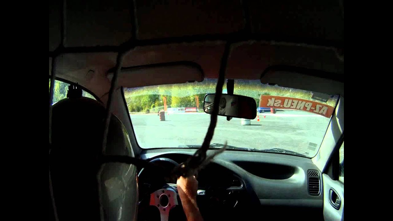 slalom Pezinska Baba, Oslik, 15.9.2011 - prva ostra jazda