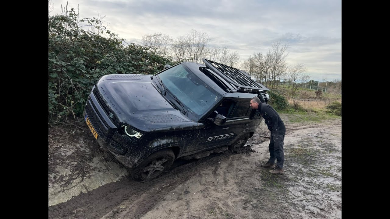 4x4 Offroad rijden met Harrie Schouten, Landrover Defender