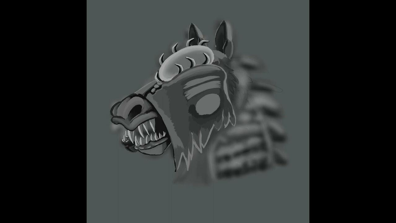 Crawling Horse #horrorart #creaturedesign #monster #monsterart