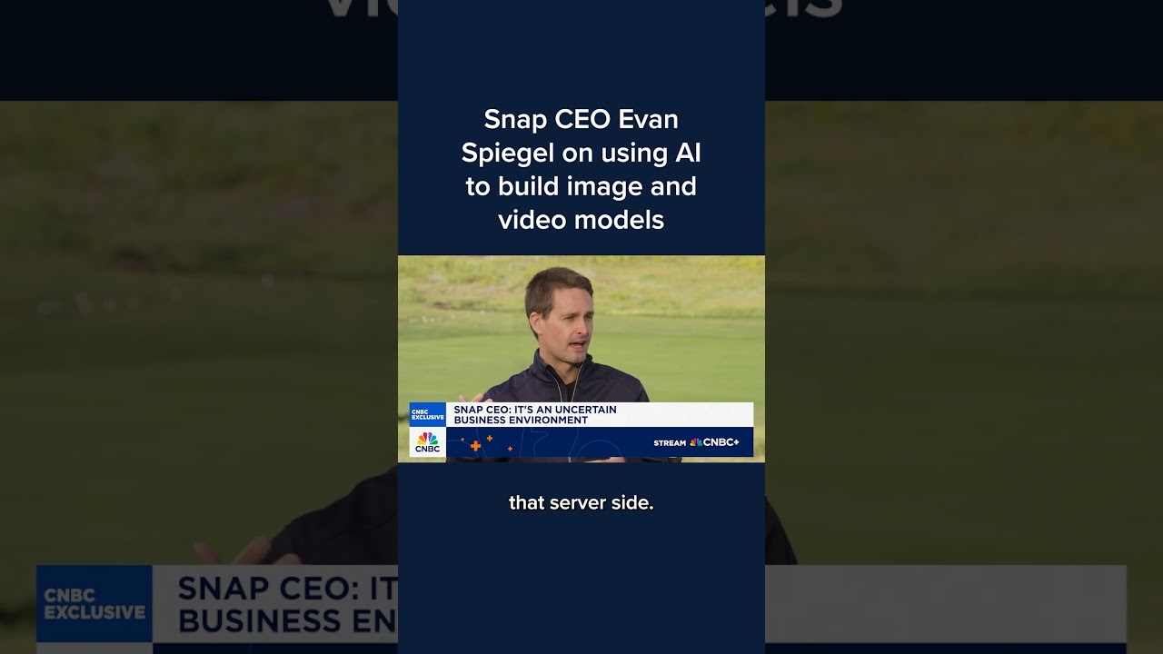 Snap CEO Evan Spiegel on using AI to build image and video models