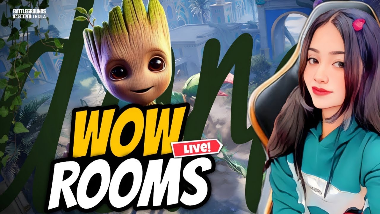 WOW CUSTOM ROOMS LIVE | Join w Id and Password | #bgmigirllive #bgmi #bgmilive #girlgamer