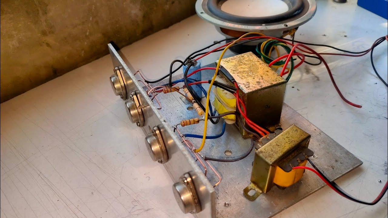 how to make diy booster amplifier using old transformer // powerfull booster