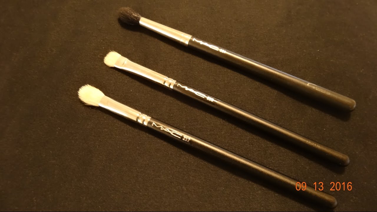 MAC brush review 217, 239, 224