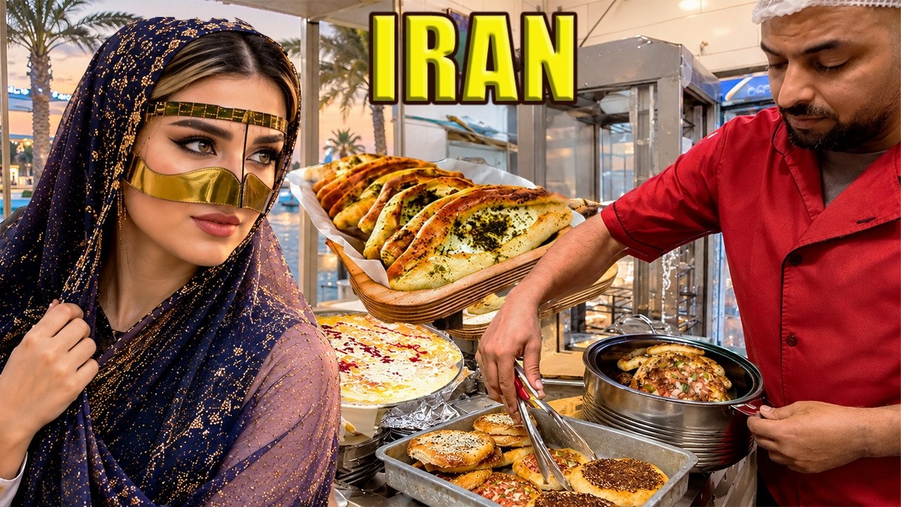 INSANE Iran Street Food in Kish Island! The vibe of southern Iran 🇮🇷 Persian Gulf